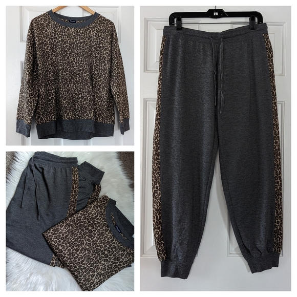 Splendid Intimates & Sleepwear Splendid Leopard Print Loungewear